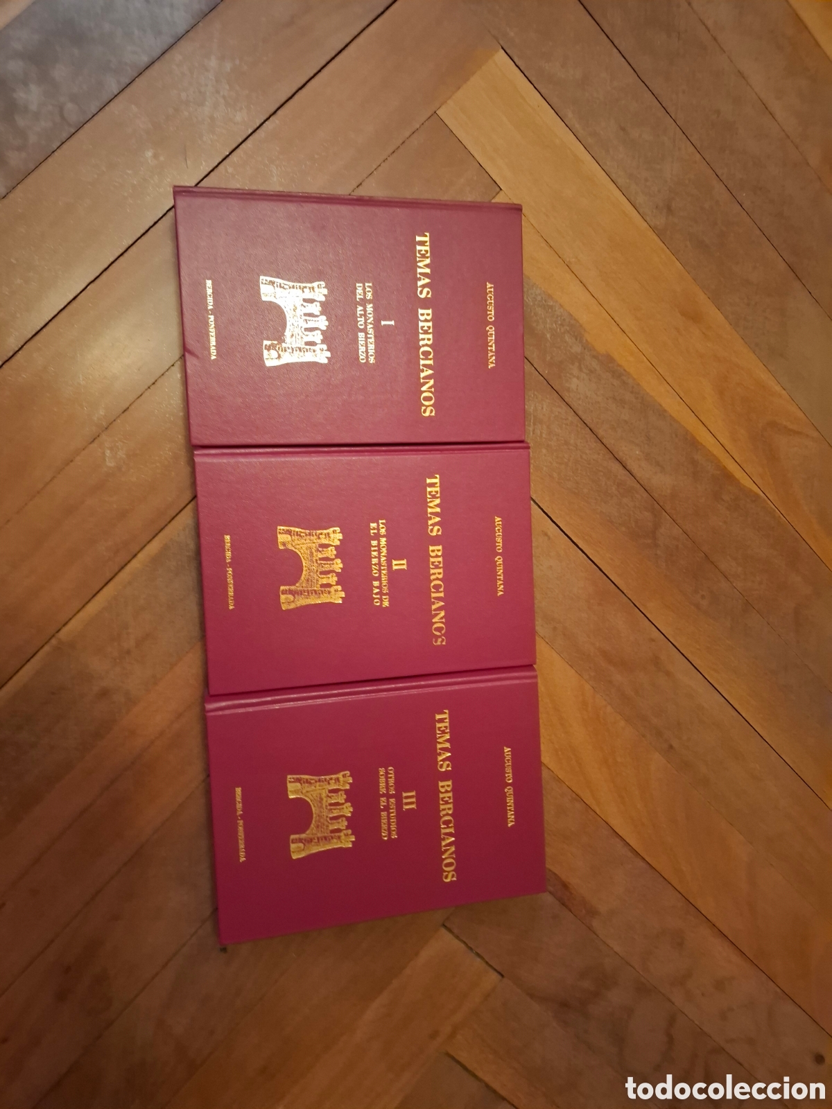 Libros antiguos: Temas Bercianos - Obra Completa (3 Tomos) - Augusto Quintana