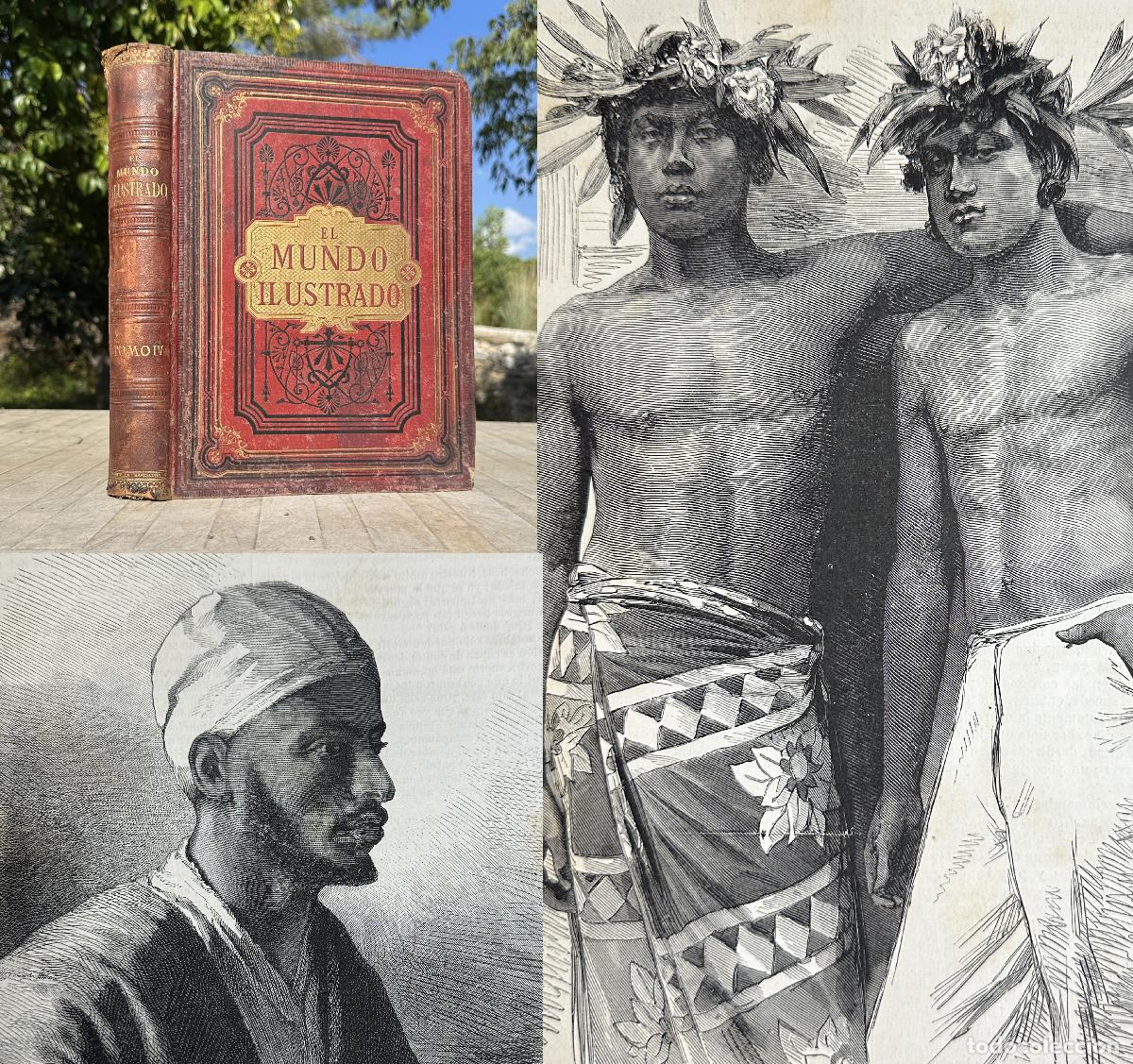 Libros antiguos: a&ntilde;o 1880 - EL MUNDO ILUSTRADO - GEOGRAFIA - HISTORIA - GRABADOS - ANTIGUA ROMA - EGIPTO -