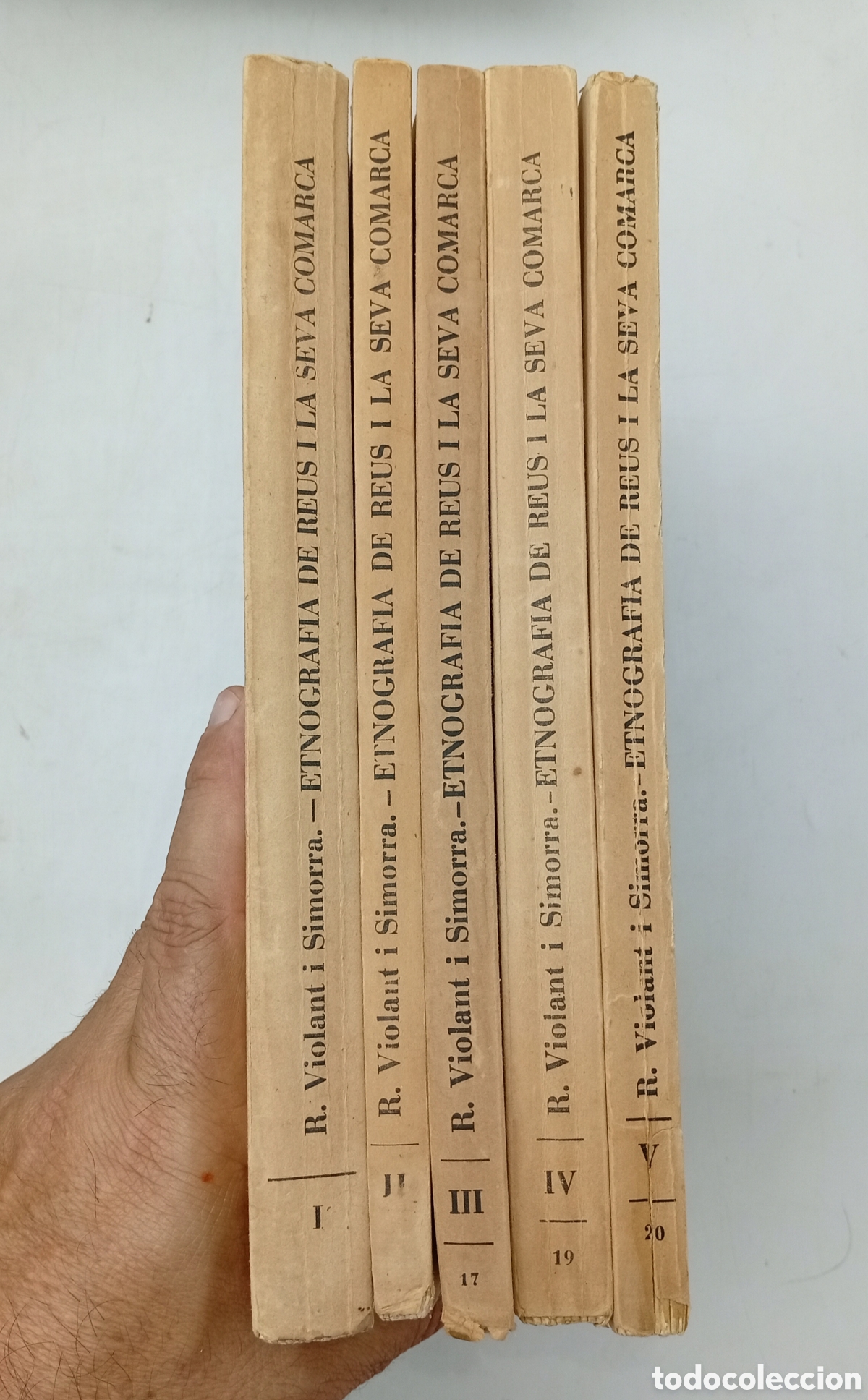 Libros antiguos: Etnografia de Reus i la seva comarca por R. Violant Simorra