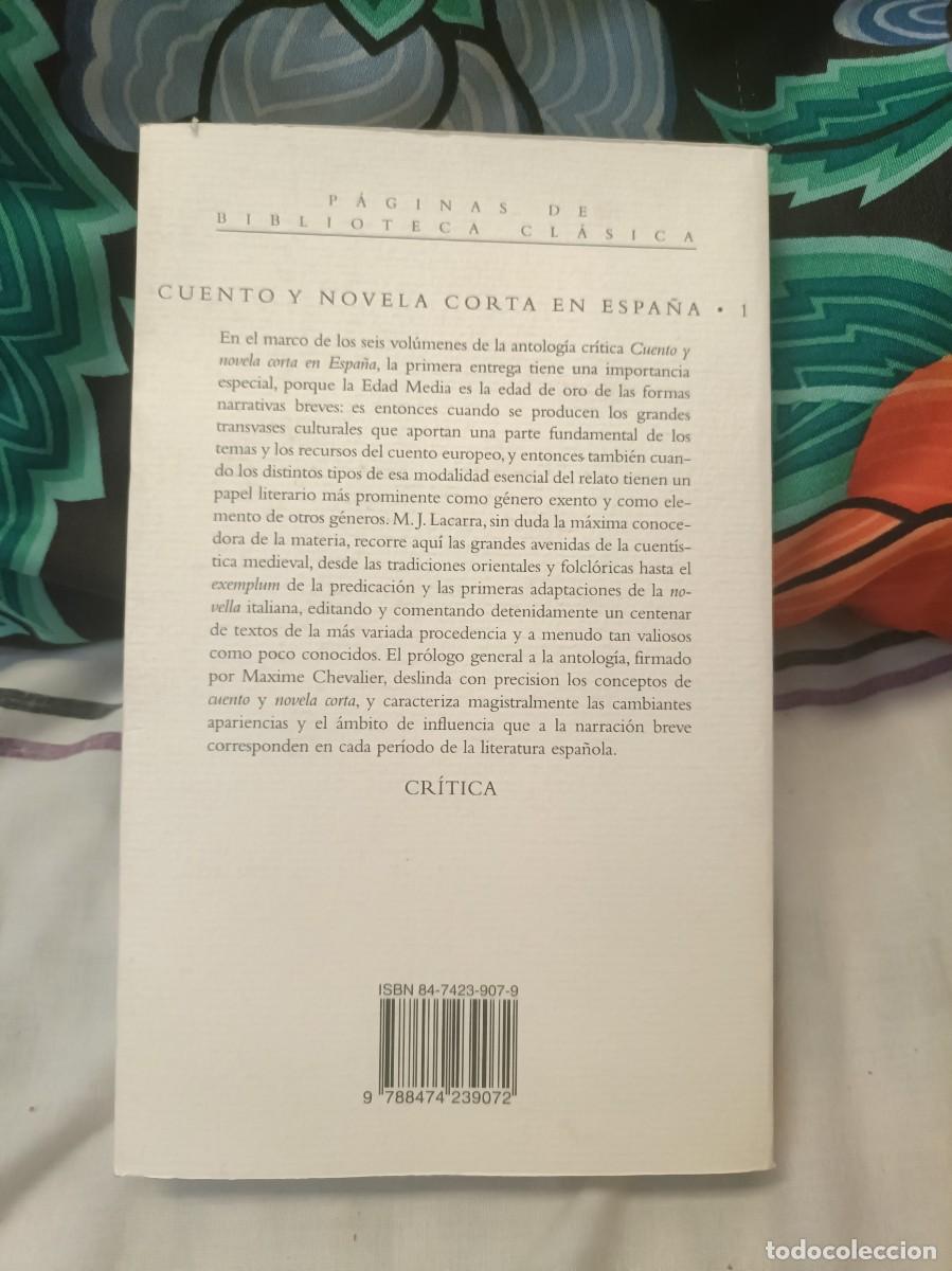 Libros antiguos: CUENTO Y NOVELA CORTA EN ESPA&Ntilde;A