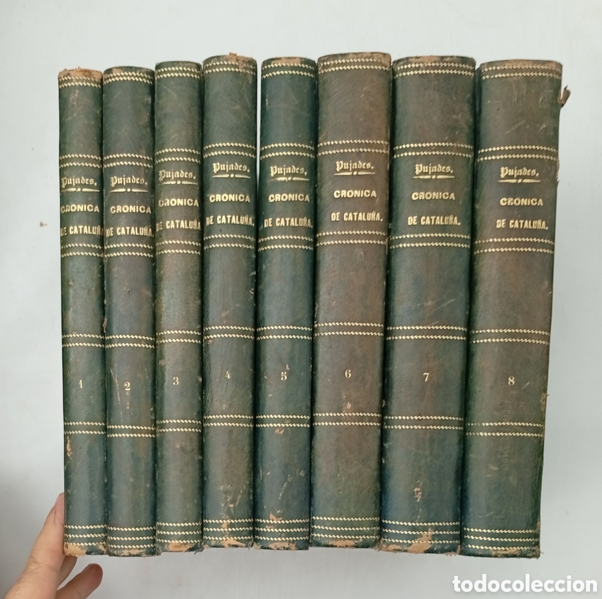 Libri antichi: Cr&ograve;nica universal Principado Catalu&ntilde;a 1829 - 1831 Pujades