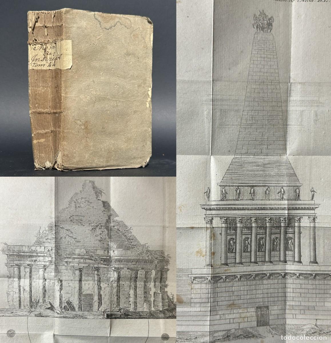 Old books: A&Ntilde;O 1771 - HISTORIA - ANTIGUA ROMA - JULIO CESAR - NUMISMATICA - GRABADOS - M&Eacute;MOIRES DE LITT&Eacute;RATURE