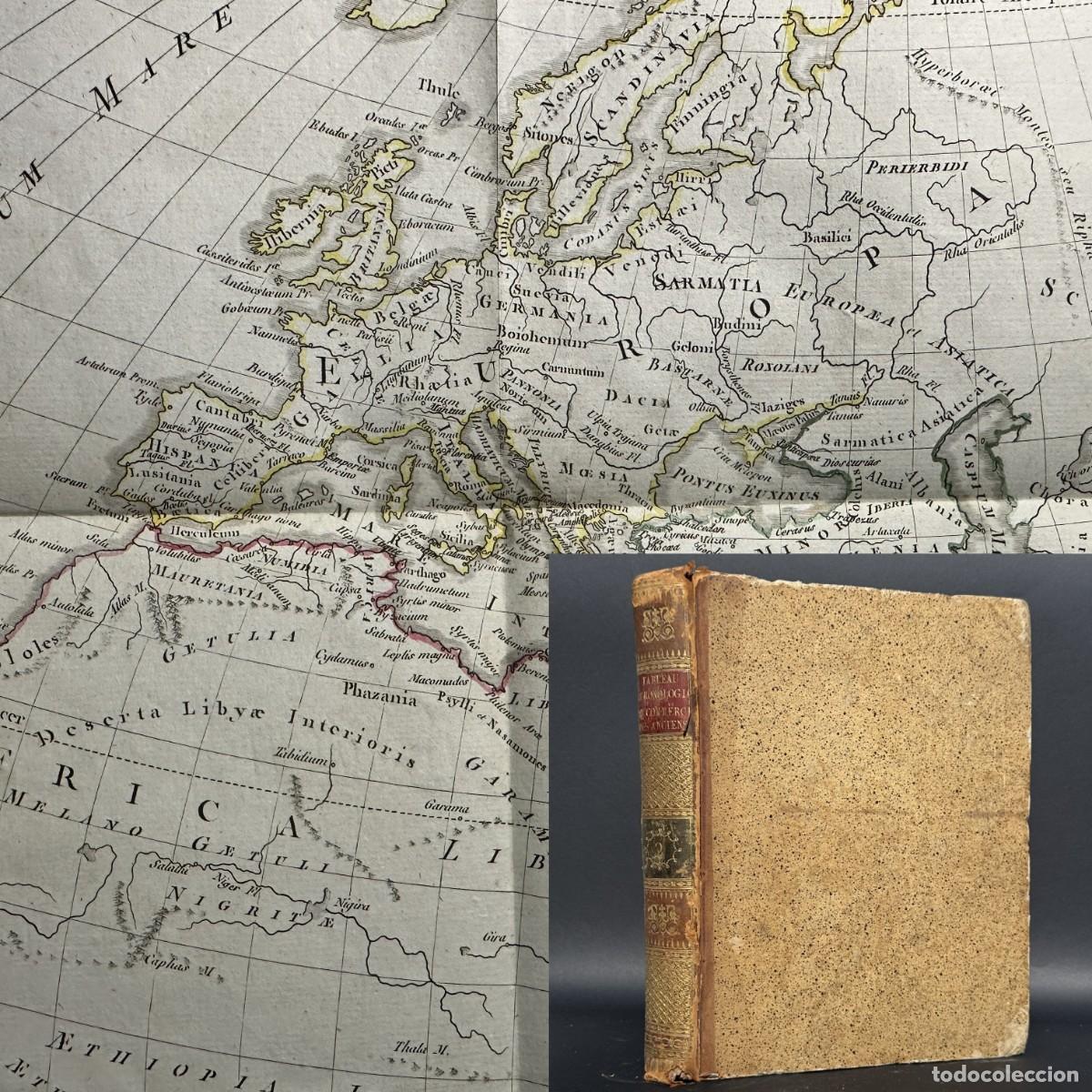 Old books: A&Ntilde;O 1809 - HISTORIA DEL COMERCIO EN LA ANTIGUEDAD - ROMA - MAPA - Tableau chronologique et moral de