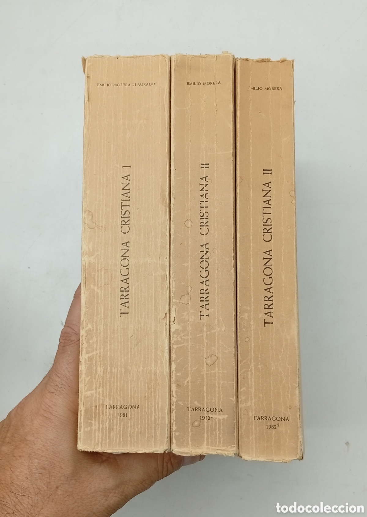 Libros antiguos: Tarragona Cristiana Emili Morera reedici&oacute;n 1982