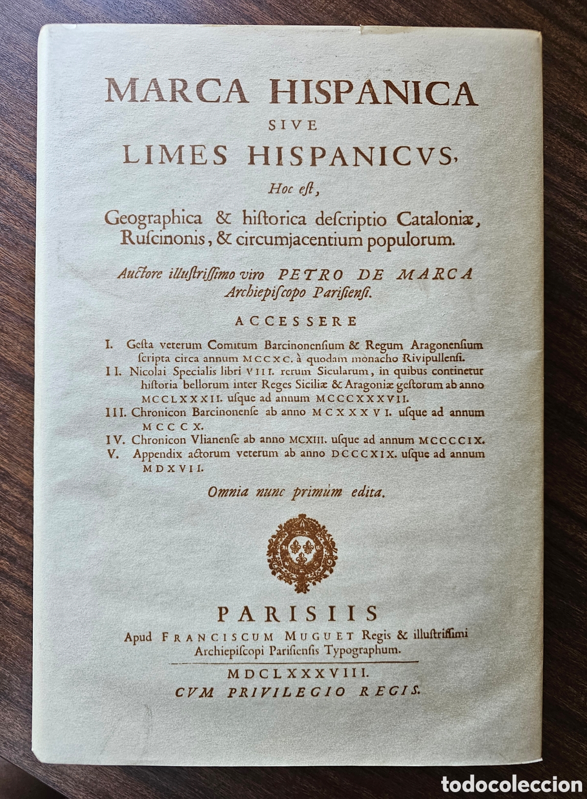 Libros antiguos: Facs&iacute;mil de Marca Hispanica - Foto 2