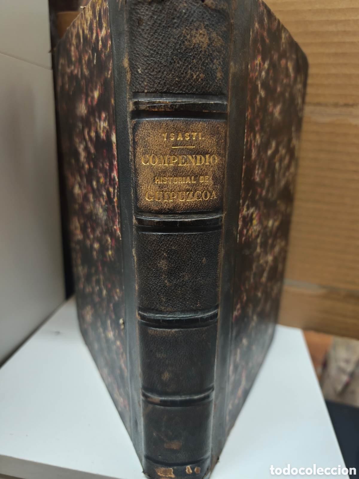 Libros antiguos: COMPENDIO HISTORIAL DE GUIPUZCOA. POR LOPE DE ISASTI. IMPRESO POR IGNACIO RAMON BAROJA 1850