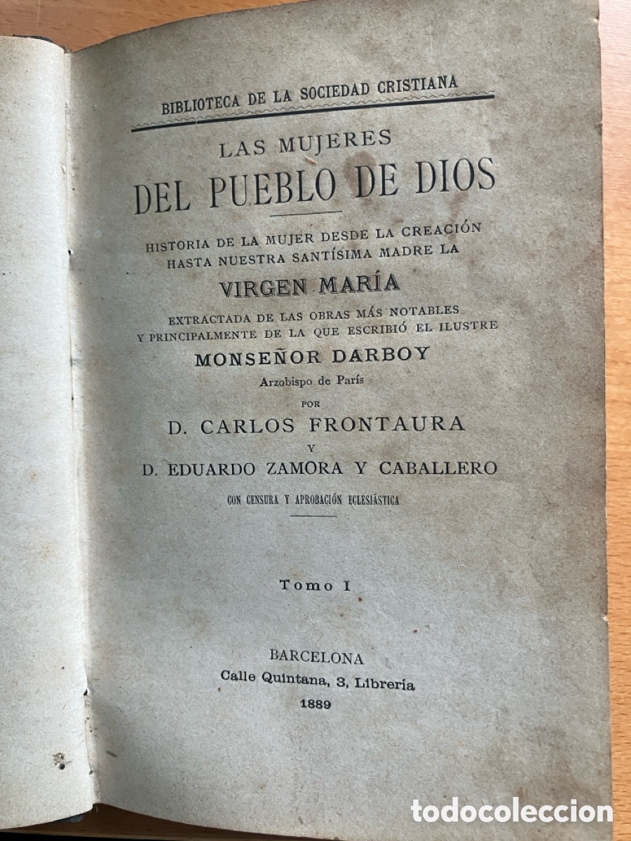 Libros antiguos: Las mujeres del Pueblo de Dios.