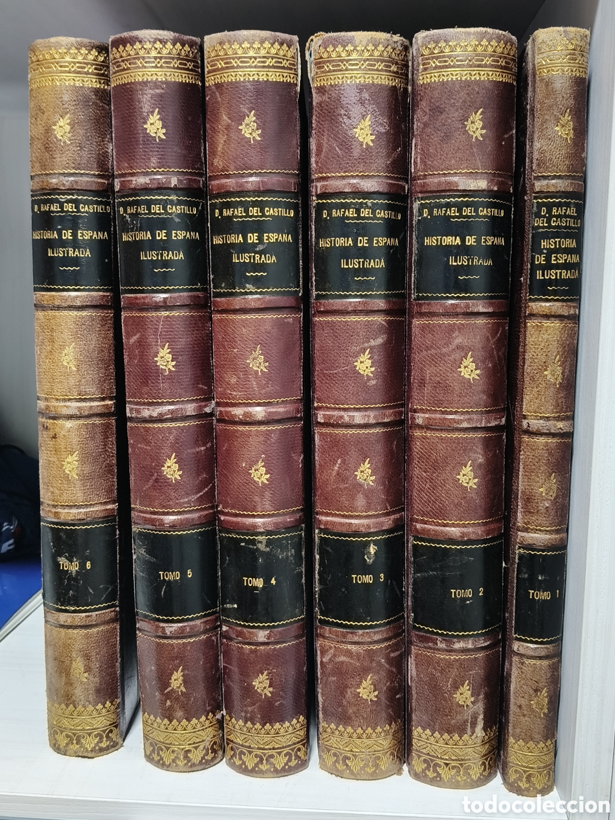 Libros antiguos: Historia de Espa&ntilde;a Ilustrada Litograf&iacute;as Rafael del Castillo 1871