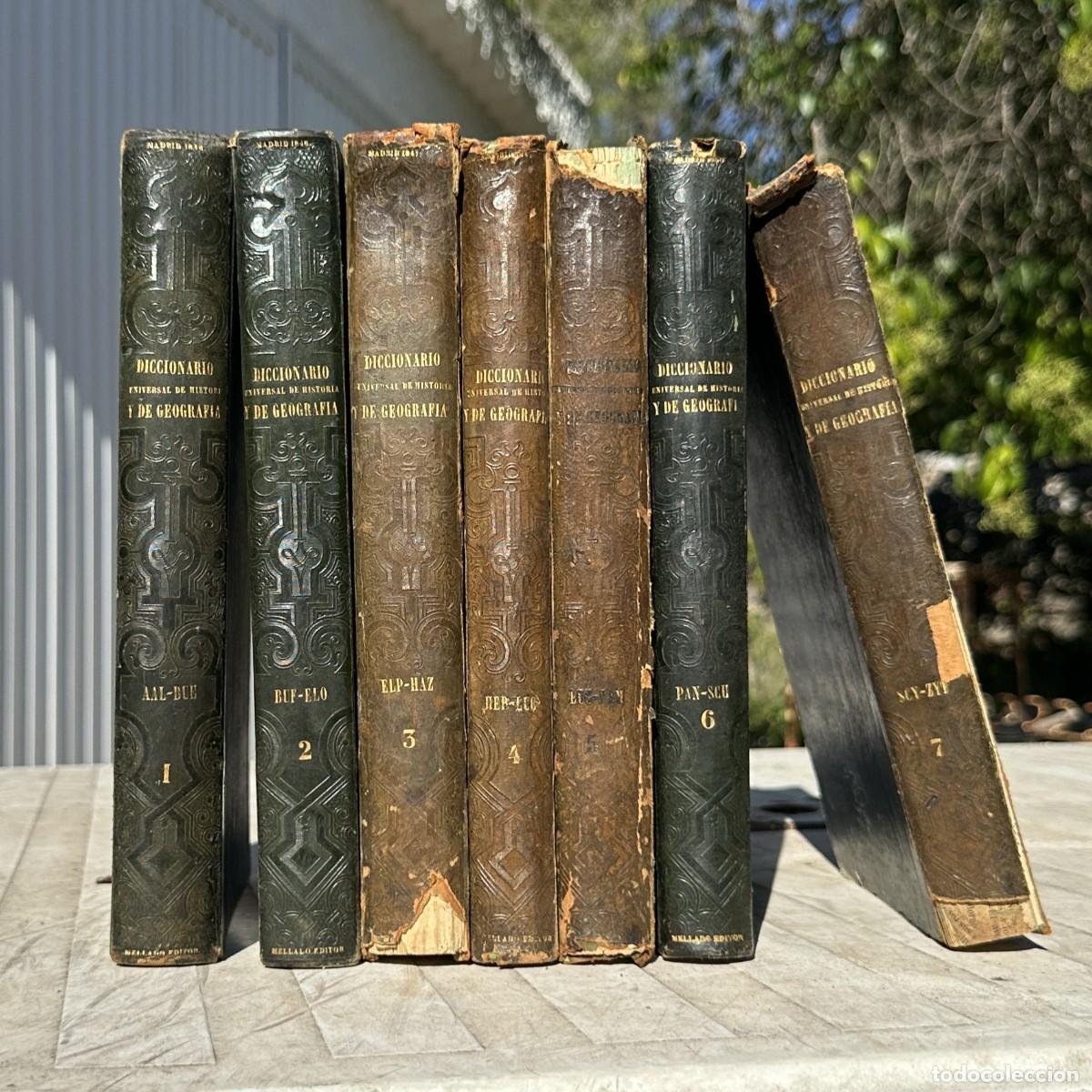 Libros antiguos: A&Ntilde;O 1846 - DICCIONARIO UNIVERSAL DE HISTORIA Y DE GEOGRAF&Iacute;A - Francisco de Paula Mellado