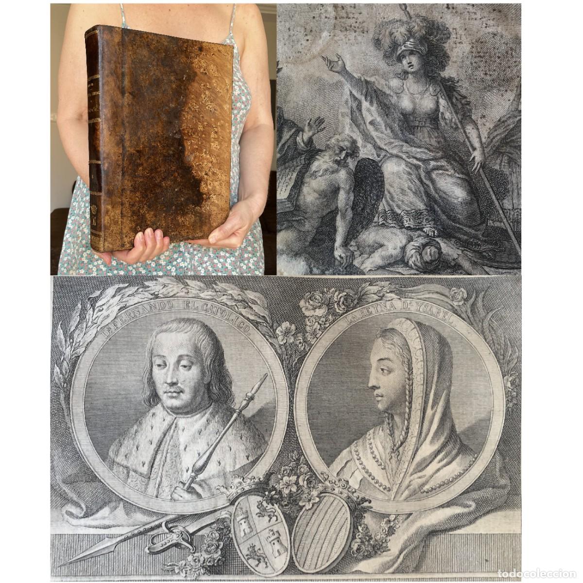Libros antiguos: A&ntilde;o 1795 - Reyes Cat&oacute;licos - Guerra de Granada - Folio - Historia Espa&ntilde;a Mariana Jud&iacute;os Inquisici&oacute;n