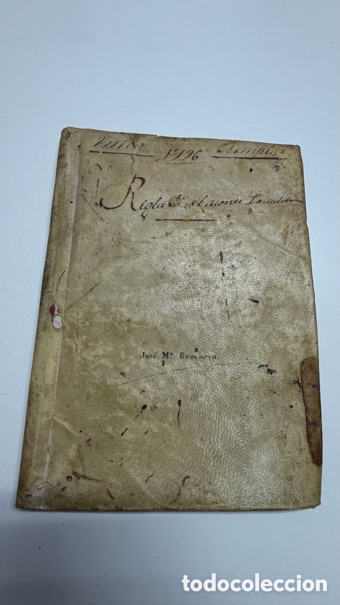 Libros antiguos: Nuevo Reglamento del Monte P&iacute;o Militar en Espa&ntilde;a e Indias (1796)