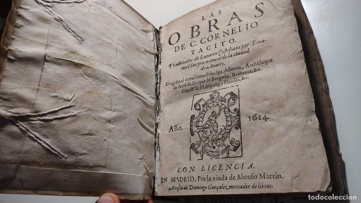 Libros antiguos: Cayo Cornelio T&aacute;cito 1612
