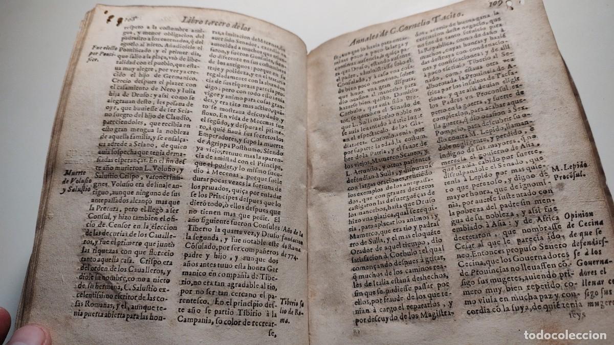 Libros antiguos: Cayo Cornelio T&aacute;cito 1612 - Foto 5