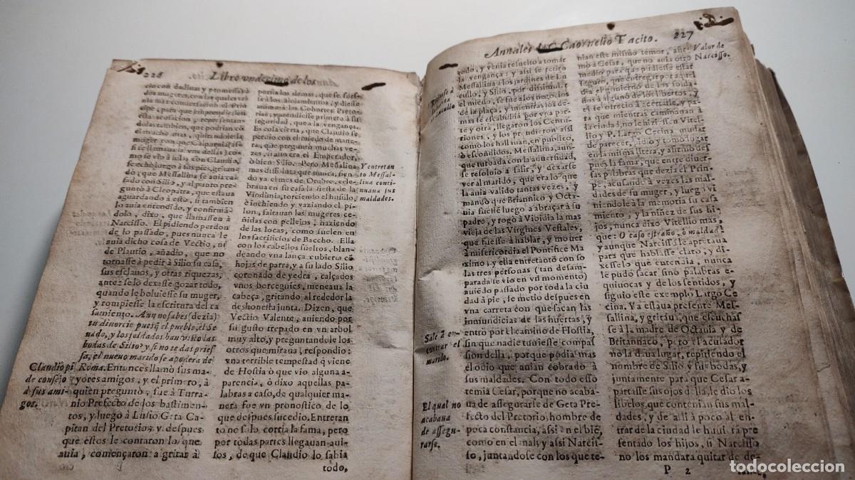 Libros antiguos: Cayo Cornelio T&aacute;cito 1612 - Foto 6