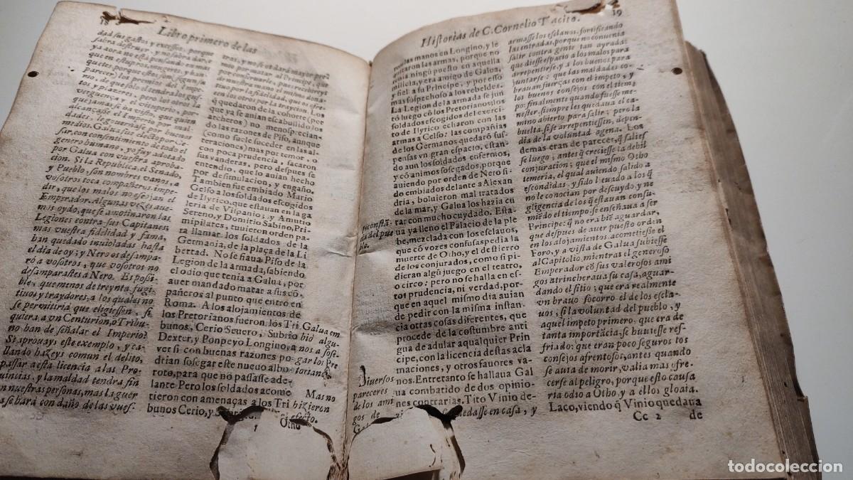 Libros antiguos: Cayo Cornelio T&aacute;cito 1612 - Foto 8