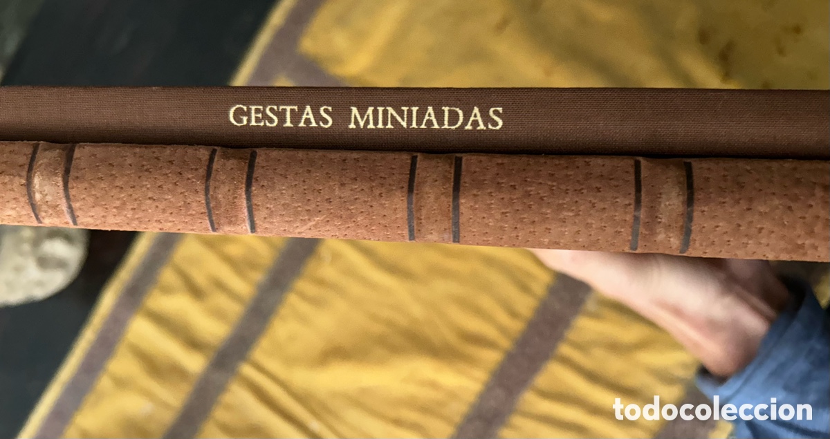 Libros antiguos: Facs&iacute;mil editorial Casariego &ldquo;Gestas Miniadas&rdquo; - Foto 5