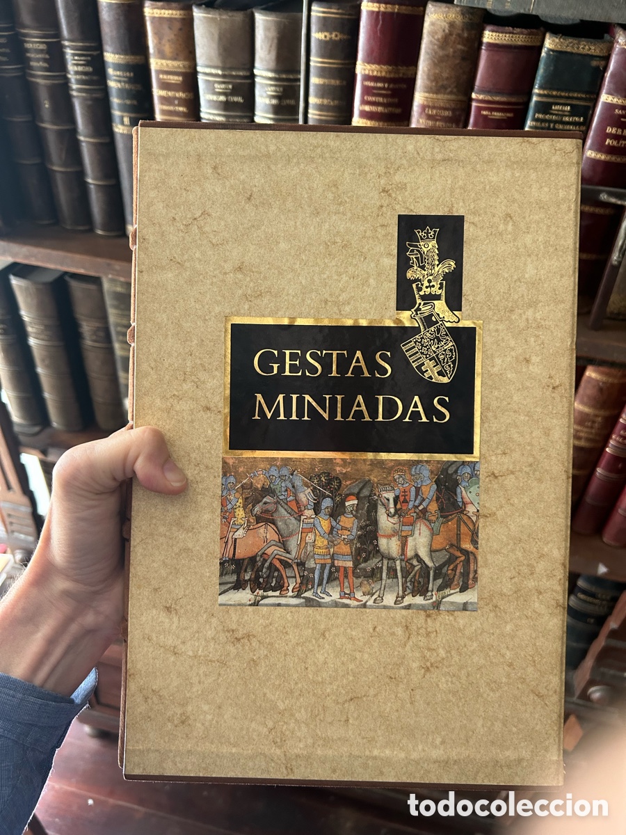 Libros antiguos: Facs&iacute;mil editorial Casariego &ldquo;Gestas Miniadas&rdquo; - Foto 1