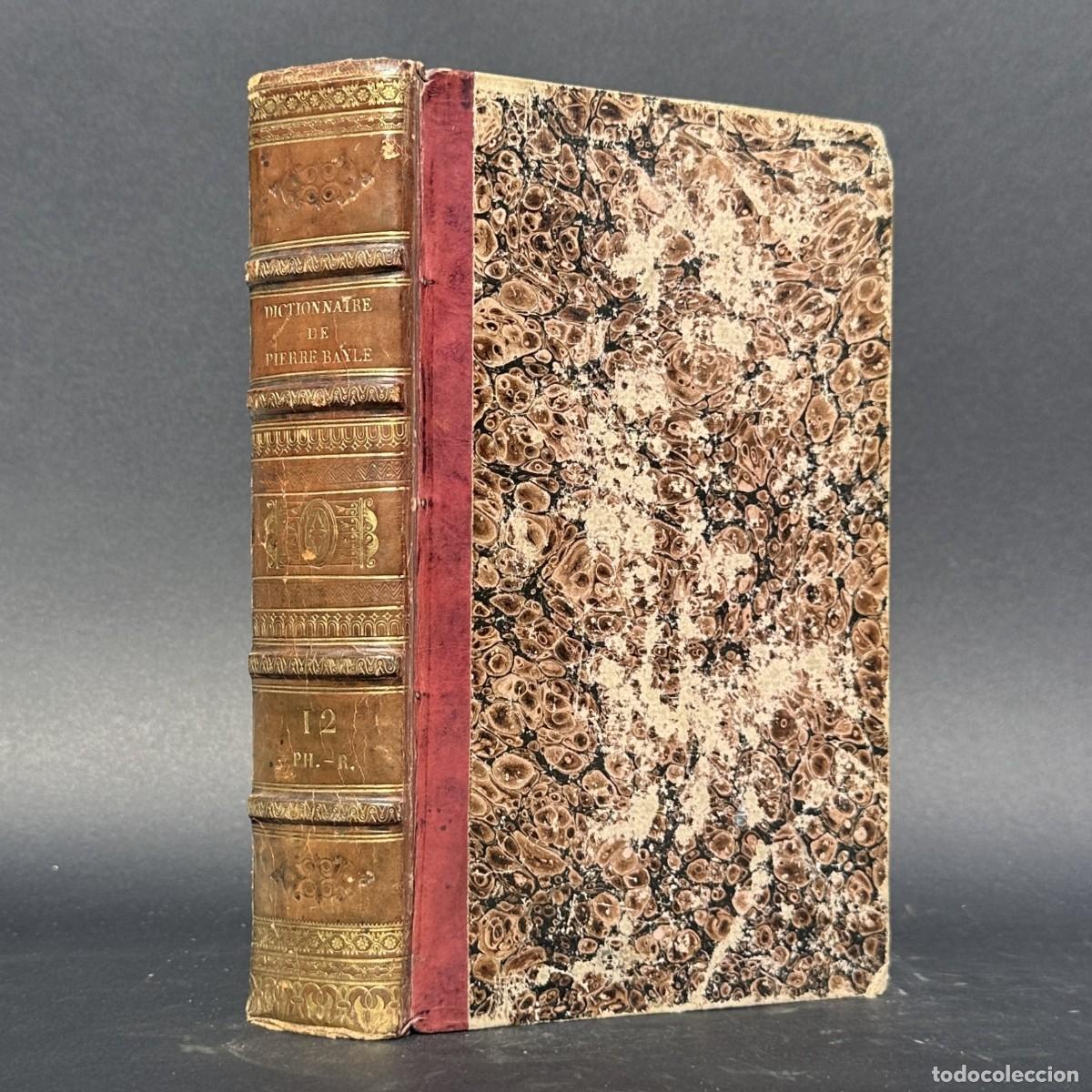 Old books: A&Ntilde;O 1820 - DICCIONARIO HISTORICO Y CRITICO DE PIERRE BAYLE - HISTORIA