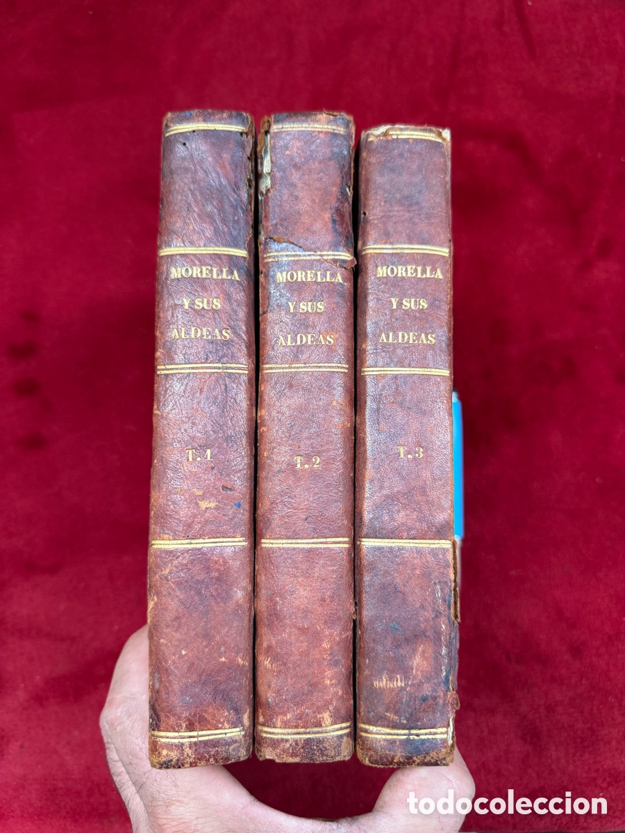 Antiquarische B&uuml;cher: Coleccion completa 3 tomos,1868,Morella y sus Aldeas!