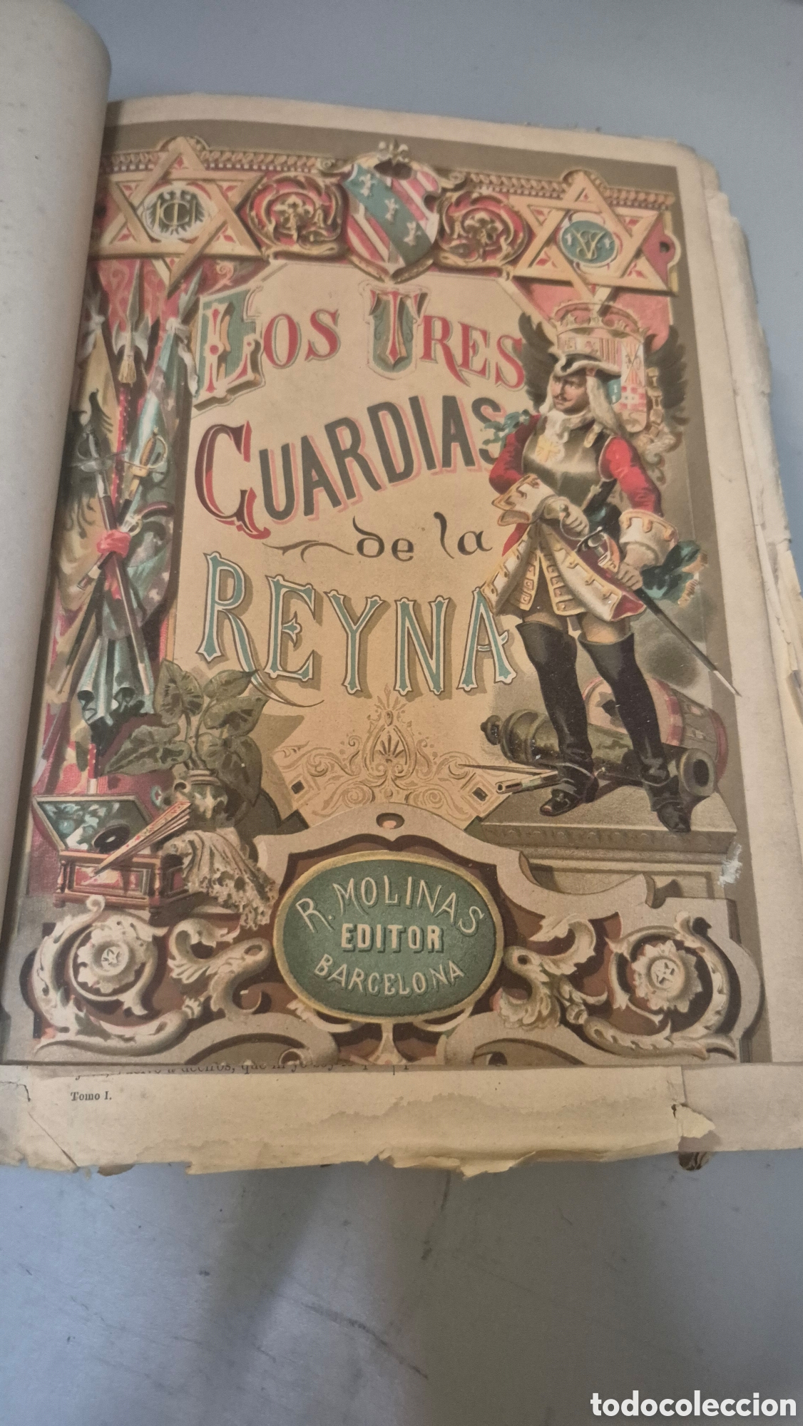 Livros antigos: Los tres Gusrdias de la Reina