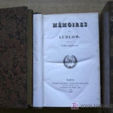 Libros antiguos: MÉMOIRES DE LUDLOW. LUDLOW. Lote 18017892