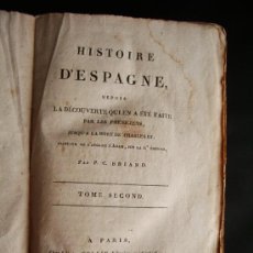Libros antiguos: 1808-HISTORIA DE ESPAÑA. P.C. BRIAND. TOMO II.PARÍS. Lote 143291728