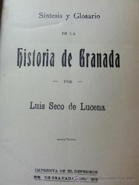 Libros antiguos: HISTORIA DE GRANADA - Foto 2
