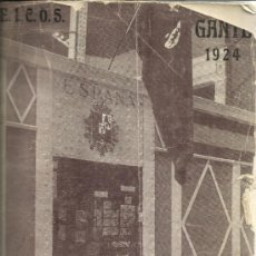 Libros antiguos: LA COOPERACIÓN EN EL MUNDO. ESPAÑA EN LA EXPOSICIÓN DE GANTE. A. GASCÓN Y MIRAMÓN. MADRID. 1925