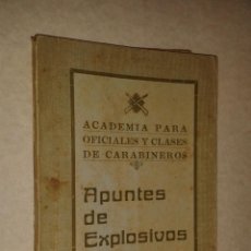 Libros antiguos: ACADEMIA PARA OFICIALES Y CLASES DE CARABINEROS, 60 PAGINAS CON DESPLEGALBES, REPÚBLICA. Lote 42388425