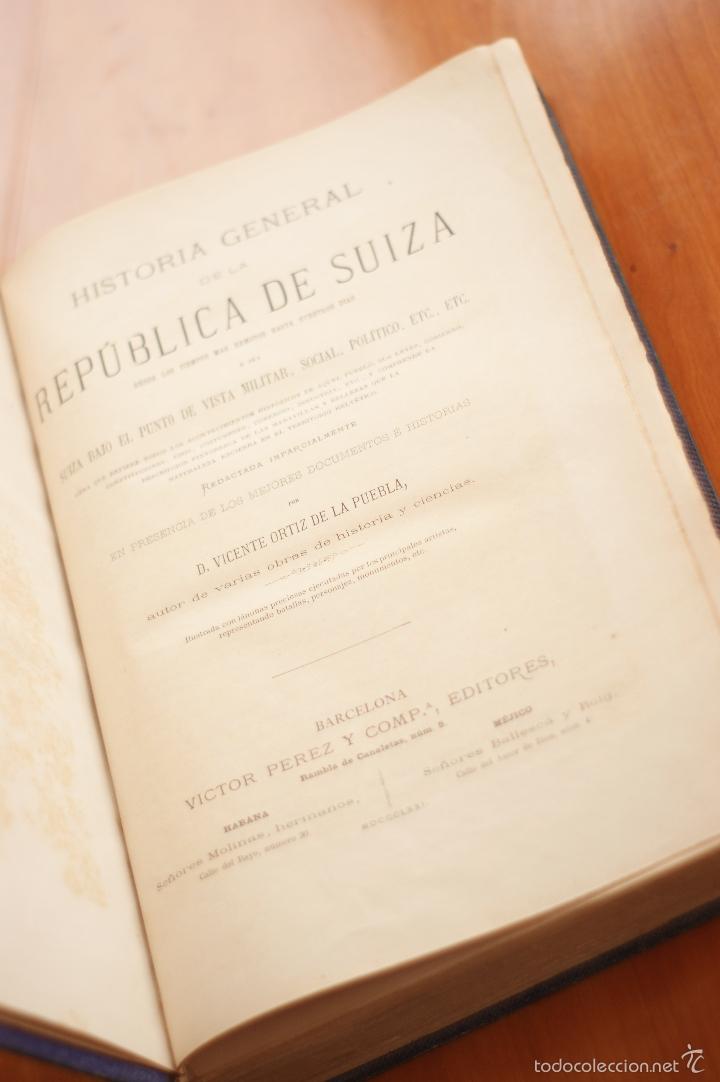 Libros antiguos: HISTORIA GENERAL DE LA REP&Uacute;BLCA DE SUIZA - Foto 3