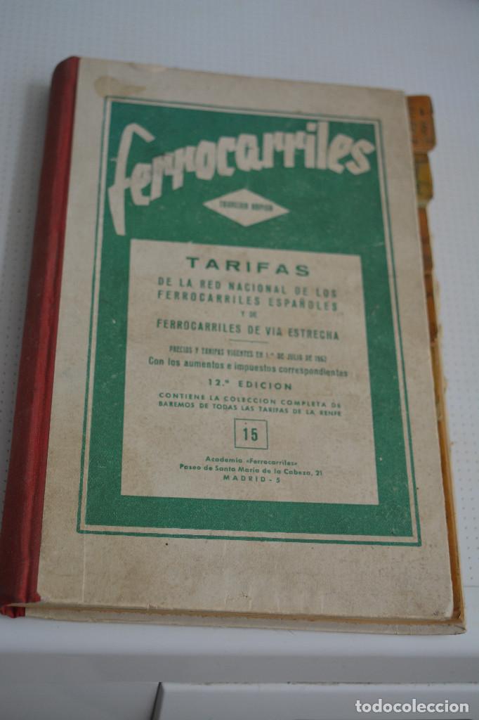 Libros antiguos: LIBRO DE TARIFAS DE RENFE1962 - Foto 1