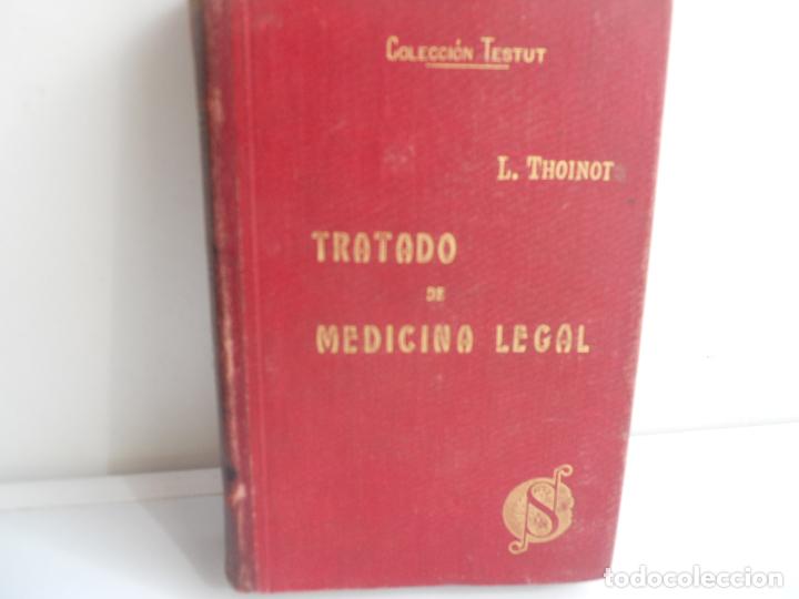 Libros antiguos: TRATADO DE MEDICINA LEGAL L. THOINOT DOS VOLUMENES AÑO 1916 - Foto 9 - 111535803