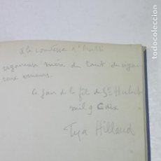 Libros antiguos: NOTES BRÈVES SUR LA CHASSE DU CERF D'ESCAPE À PAU, 1907, THYA HILLAUD, DEDICATORIA, PARIS. 19X25,5CM. Lote 112955859