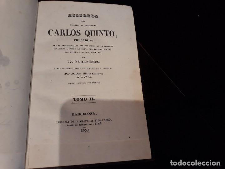 Robertson Hª Del Reinado De Carlos V 4 Tomos Sold At Auction