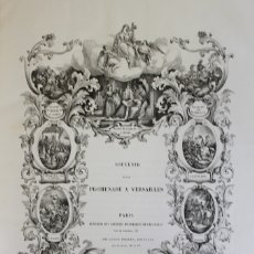 Libros antiguos: SOUVENIR D'UNE PROMENADE A VERSAILLES. - PARIS, S.A (C. 1880).
