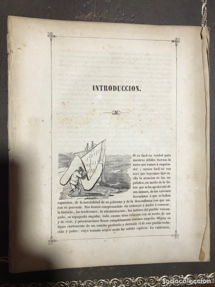 Libros antiguos: Origen de los vizca&iacute;nos Francisco Ormaechea - Foto 1
