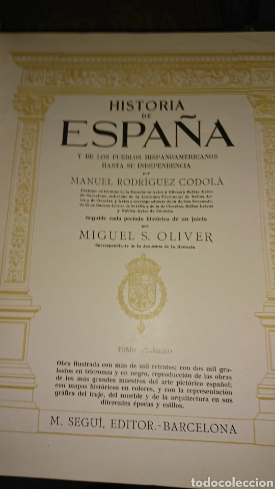 Libros antiguos: HISTORIA DE ESPA&Ntilde;A, 3 Tomos - Foto 3