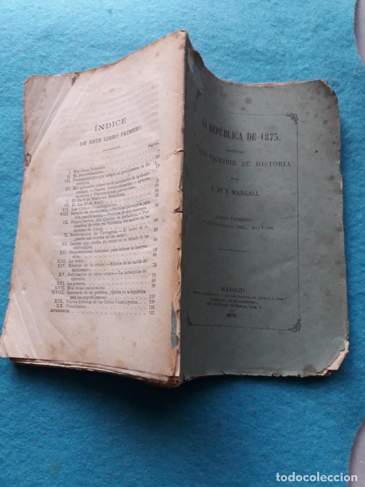 La Republica De 1873 Apuntes Para Escribir Su Comprar Libros Antiguos De Historia Moderna En Todocoleccion