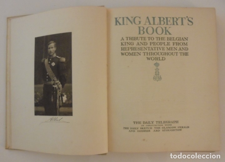 Libros antiguos: King Albert&acute;s Book (1914) - Foto 4