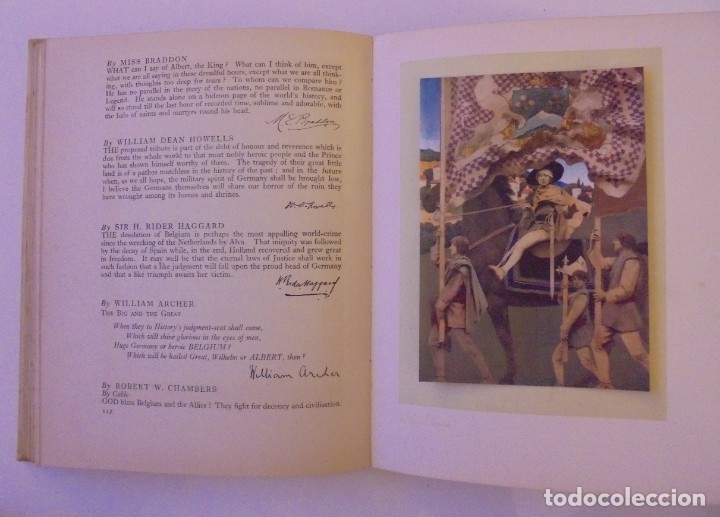 Libros antiguos: King Albert&acute;s Book (1914) - Foto 6