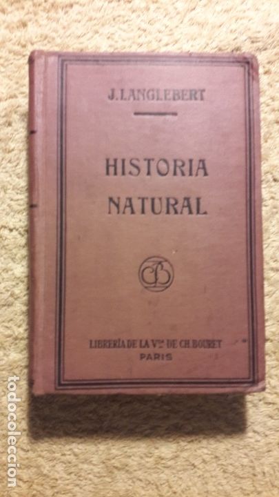 Libros antiguos: Historia natural    j. Langlebert - Foto 1