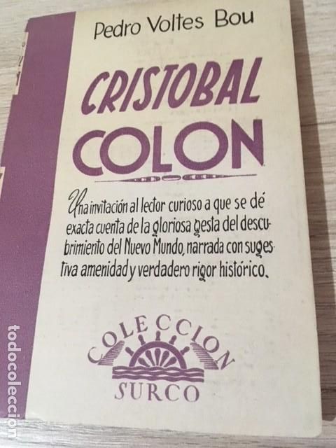 Libros antiguos: CRISTOBAL COLON. PEDRO VOLTES. - Foto 1