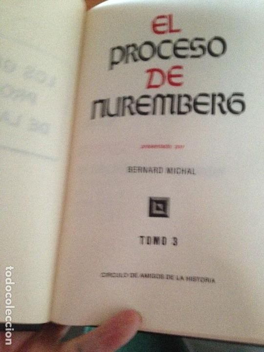 Libros antiguos: El proceso de Nuremberg. 3 tomos. - Foto 1