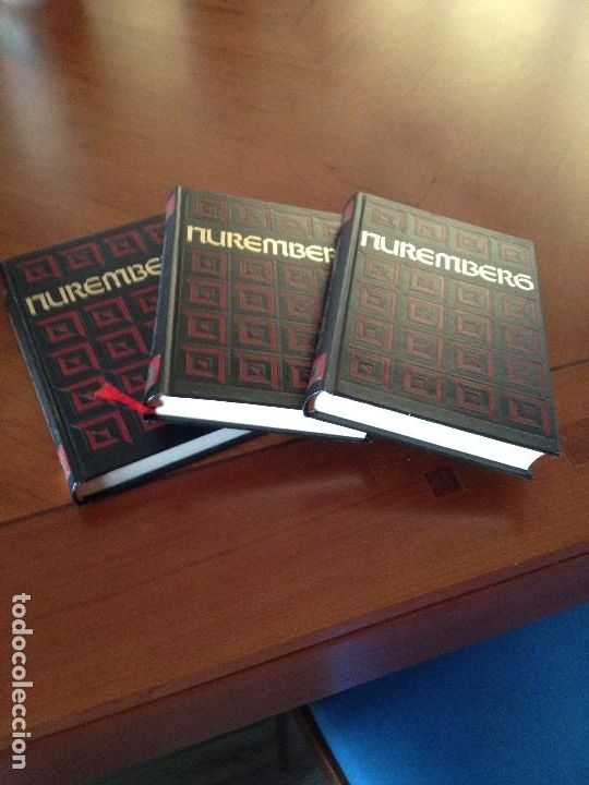 Libros antiguos: El proceso de Nuremberg. 3 tomos. - Foto 4