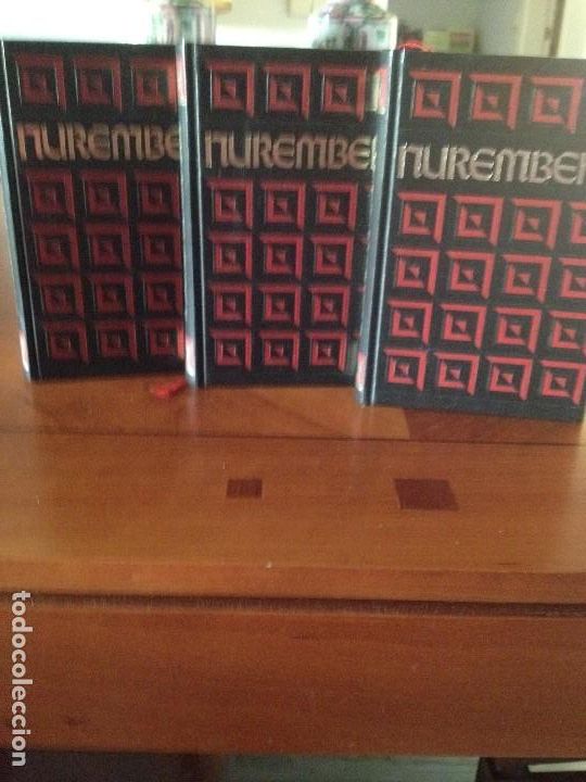 Libros antiguos: El proceso de Nuremberg. 3 tomos. - Foto 5