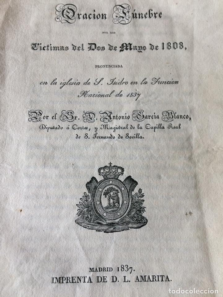 Libros antiguos: VICTIMAS DEL DOS DE MAYO DE 1808 - Foto 1