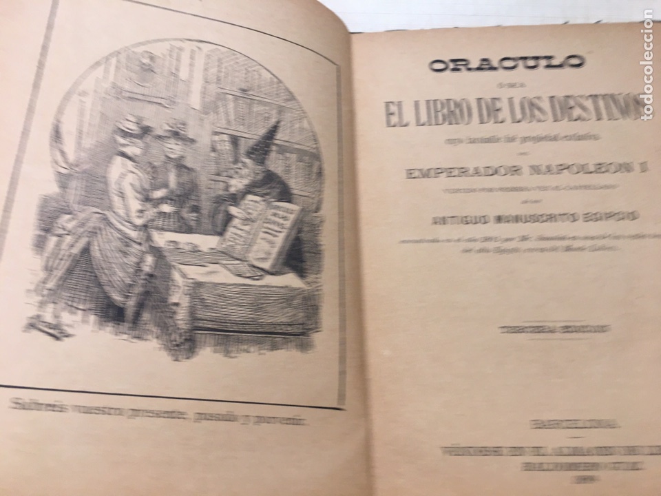 Libros antiguos: Libro Or&aacute;culo o sea El Libro de los Destinos . - Foto 6