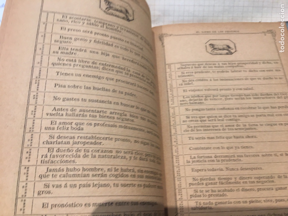 Libros antiguos: Libro Or&aacute;culo o sea El Libro de los Destinos . - Foto 10