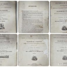 Libros antiguos: HISTORIA DE ESPAÑA ILUSTRADA. RAFAEL DEL CASTILLO.6 TOMOS. BARCELONA, 1871-1880. ILUSTRADO.