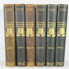 Libros antiguos: HISTORIA NACIONAL DE CATALUNYA. A. ROVIRA I VIRGILI. EDIT. PATRIA. 1922/1931. 6 VOL.